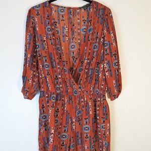 Forever 21 Patterned Jumpsuit